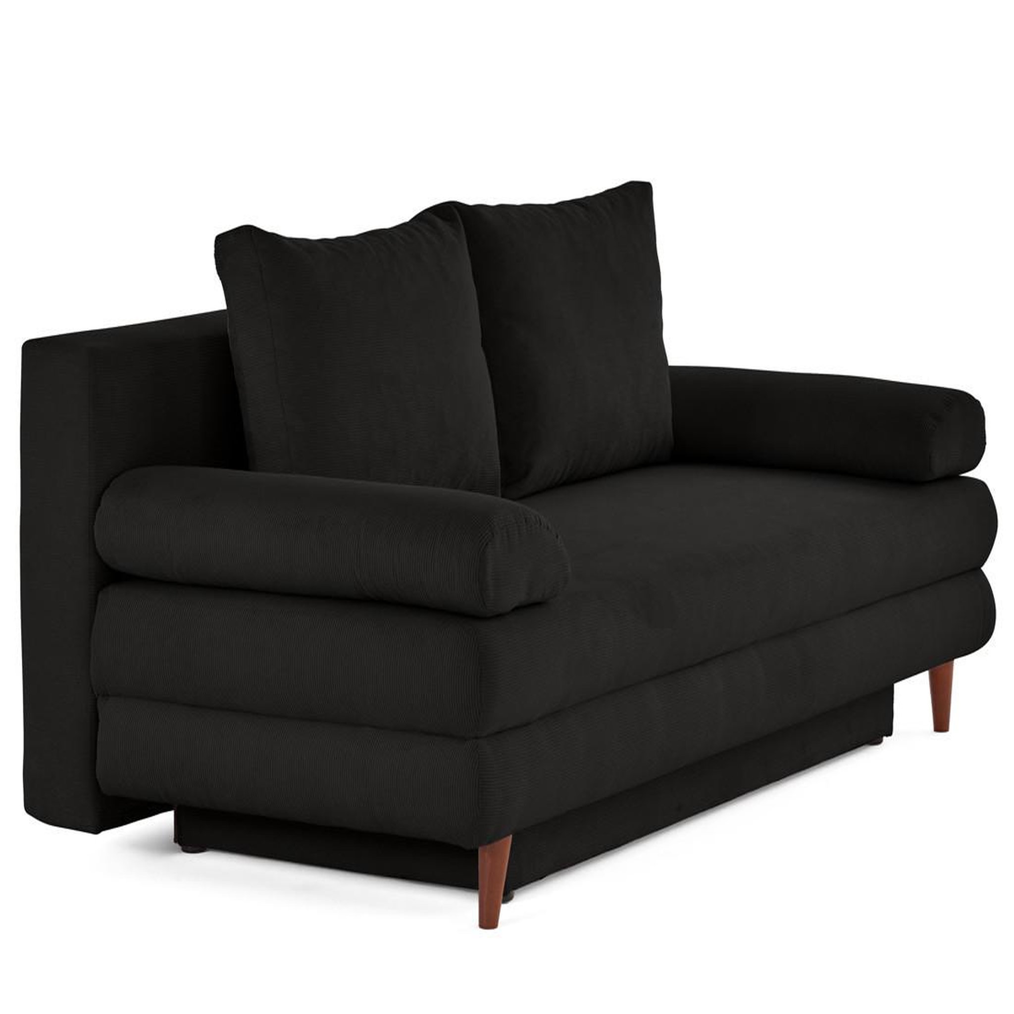 Voir la diapositive 4 : BEST MOBILIER Wonder - canapé 3 places convertible avec coffre en velours côtelé