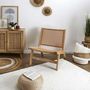 Voir la diapositive 5 : The Home Deco Factory Fauteuil Bali en cannage - Marron