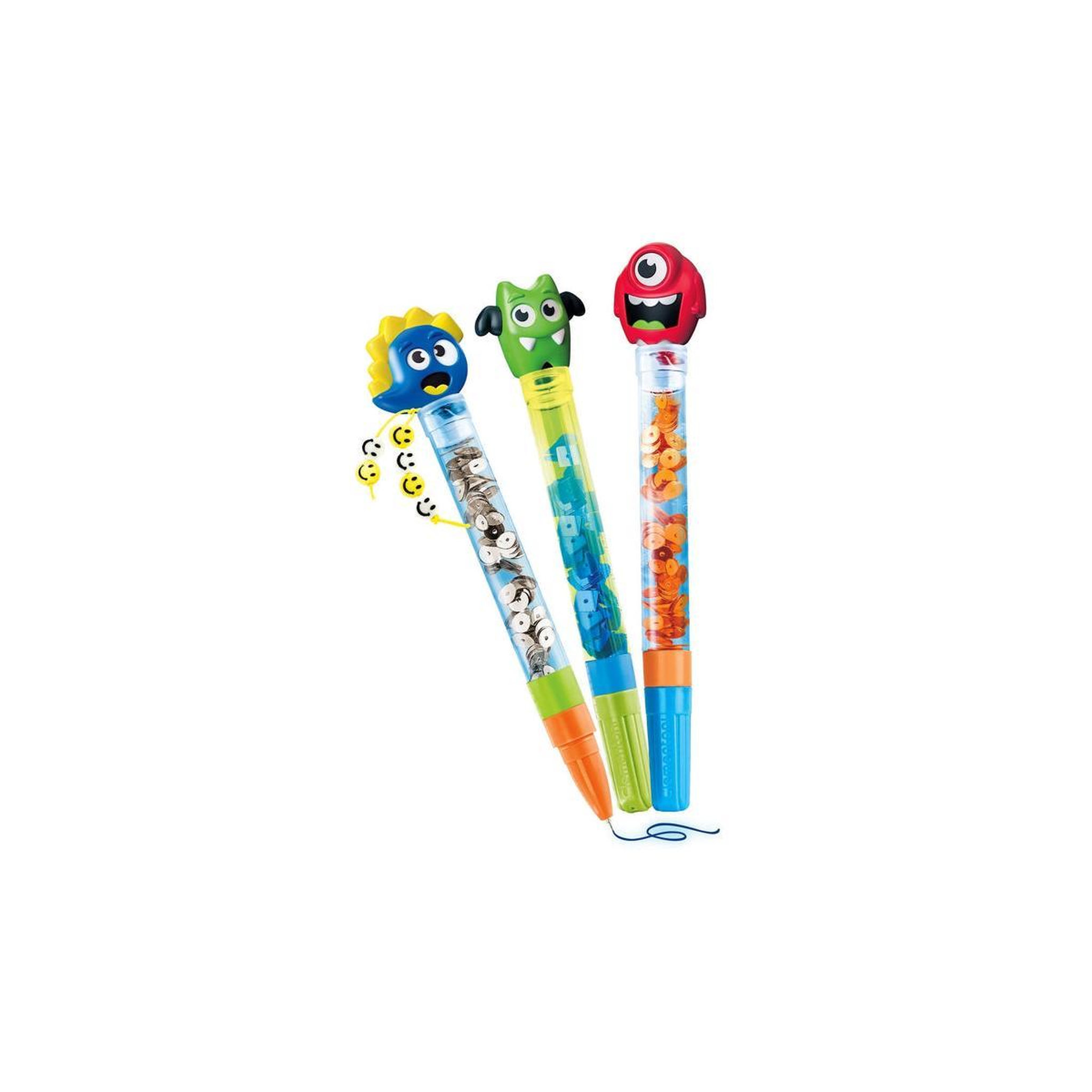 Voir la diapositive 3 : CLEMENTONI Jeu créatif Clementoni Crée tes stylos Monstres
