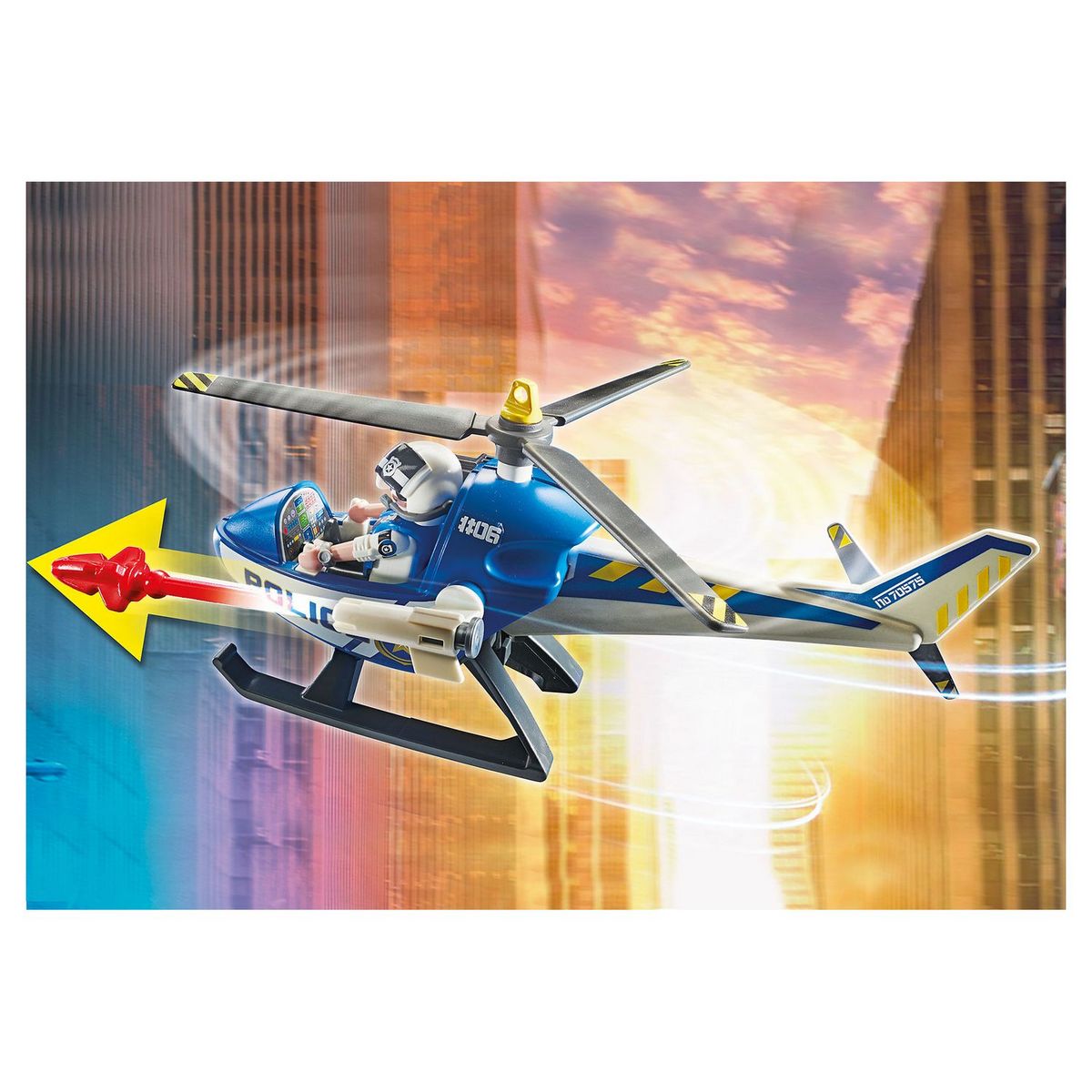 PLAYMOBIL 70575 - City Action - Police Camion de bandits et policier