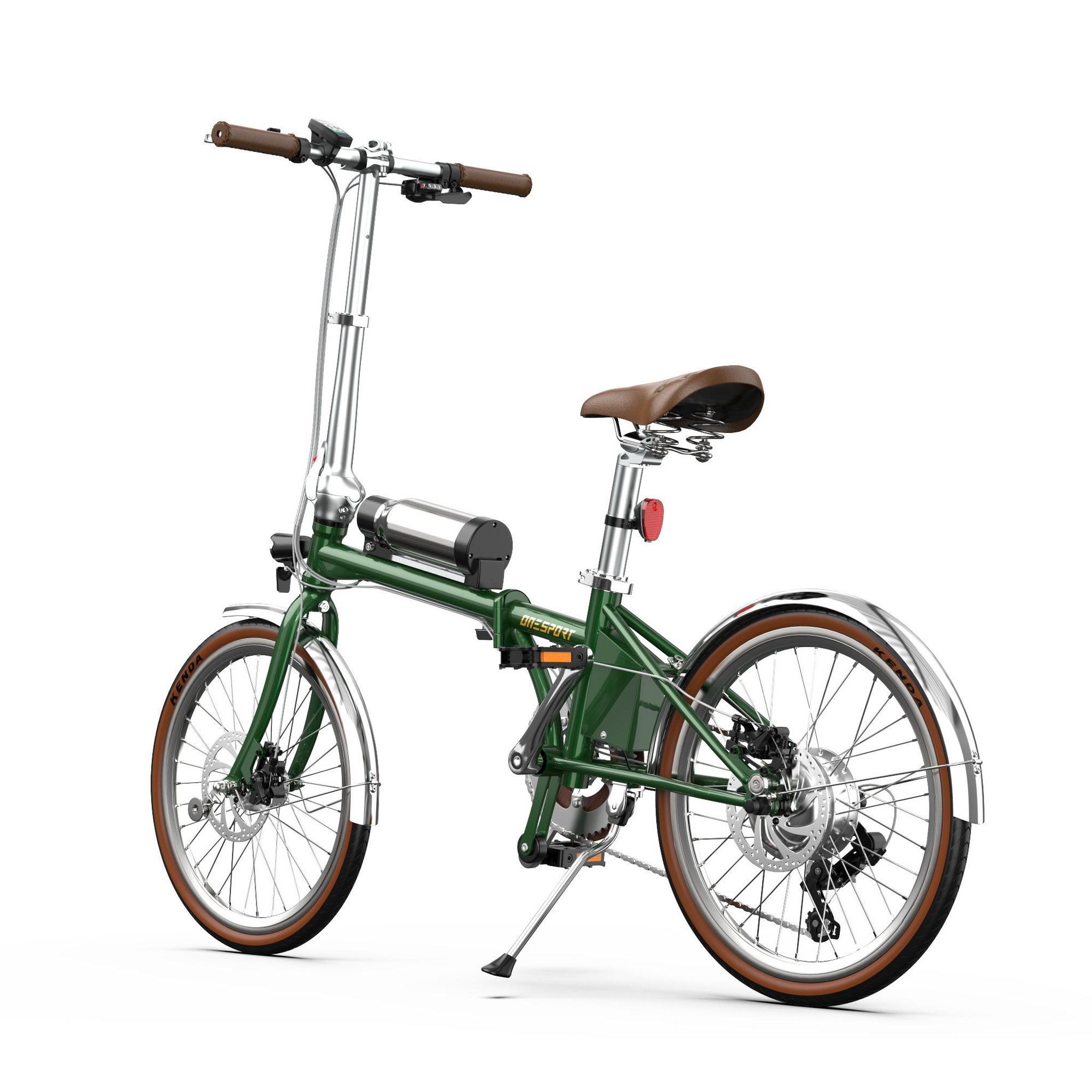 Voir la diapositive 2 : ONESPORT Vélo électrique pliant ONESPORT OT02 Pro