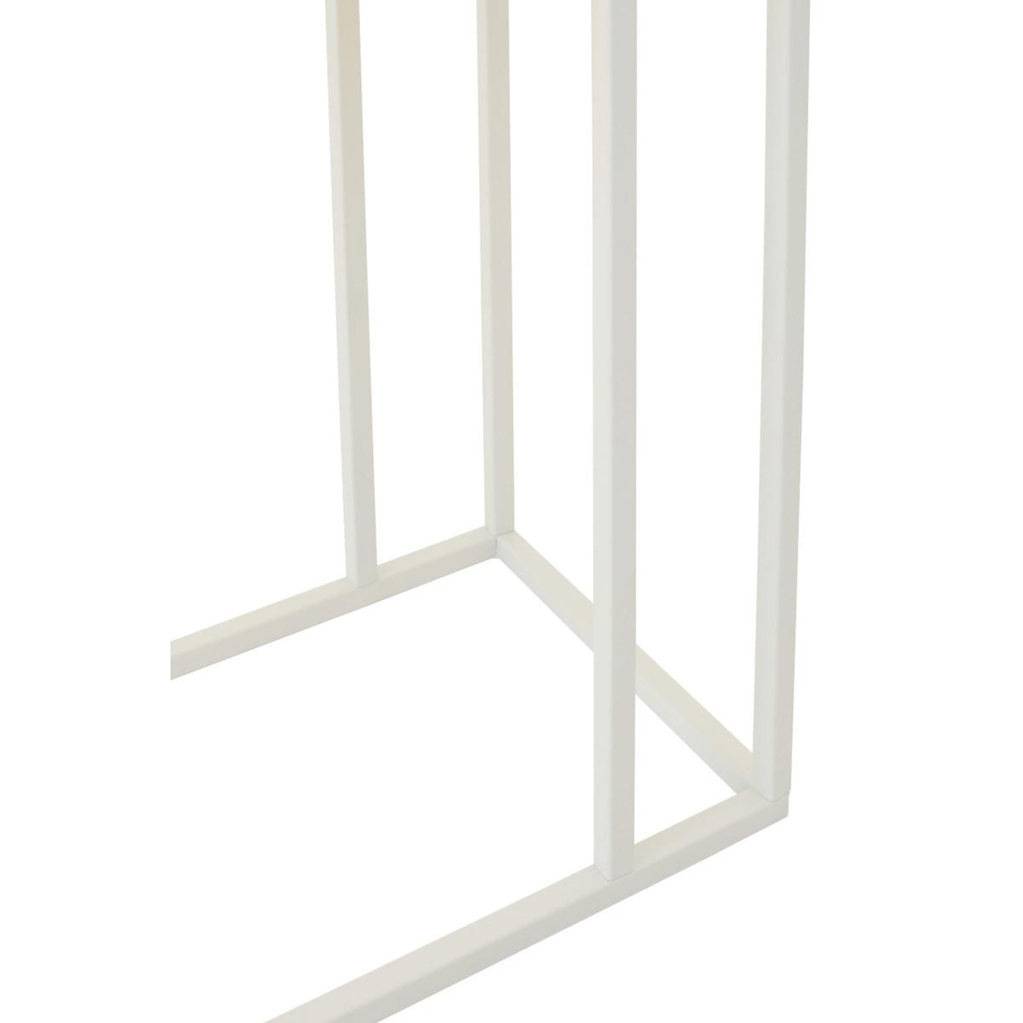 Voir la diapositive 5 : J-LINE Table d'appoint à carreaux  spia  60cm jaune & blanc