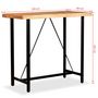 Voir la diapositive 6 : VIDAXL Ensemble de bar 5 pcs Bois d'acacia massif et de recuperation
