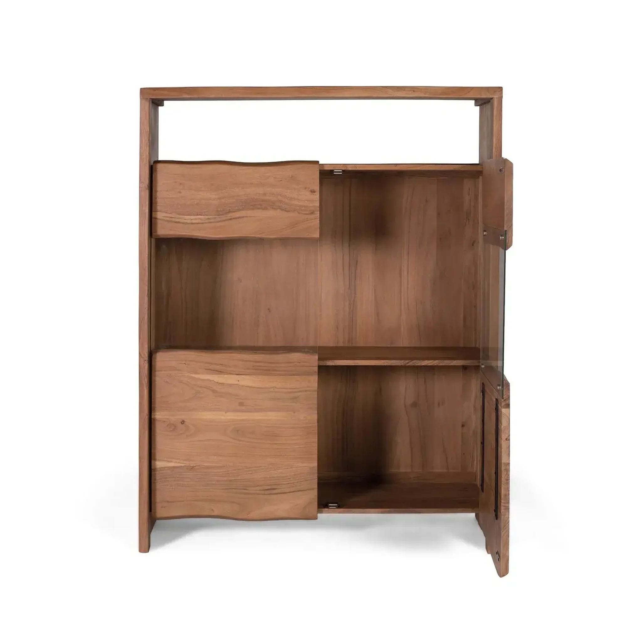 Voir la diapositive 3 : GINER Y COLOMER SL Buffet en bois d'acacia 130cm style rustique moderne