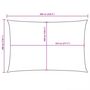 Voir la diapositive 6 : VIDAXL Voile de parasol tissu oxford rectangulaire 3x6 m anthracite