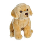 TOYS TOYS Peluche Chien Labrador Beige - GIPSY TOYS - Assis, 25 cm