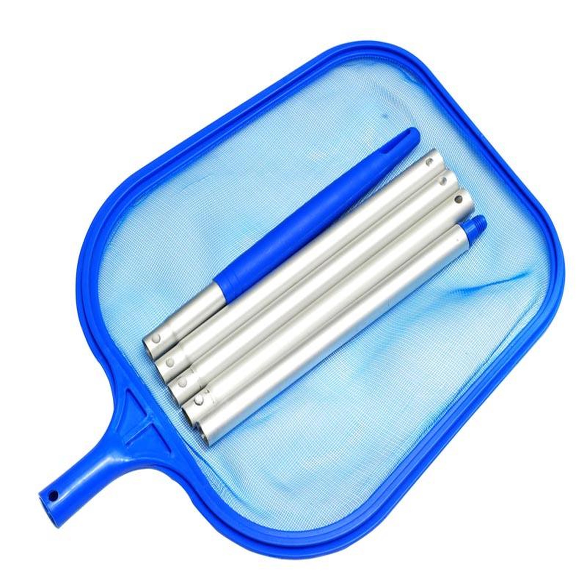 GRE Épuisette de surface Eco Range avec manche en 5 sections - bleu - 405 x 30x5 x 25 cm