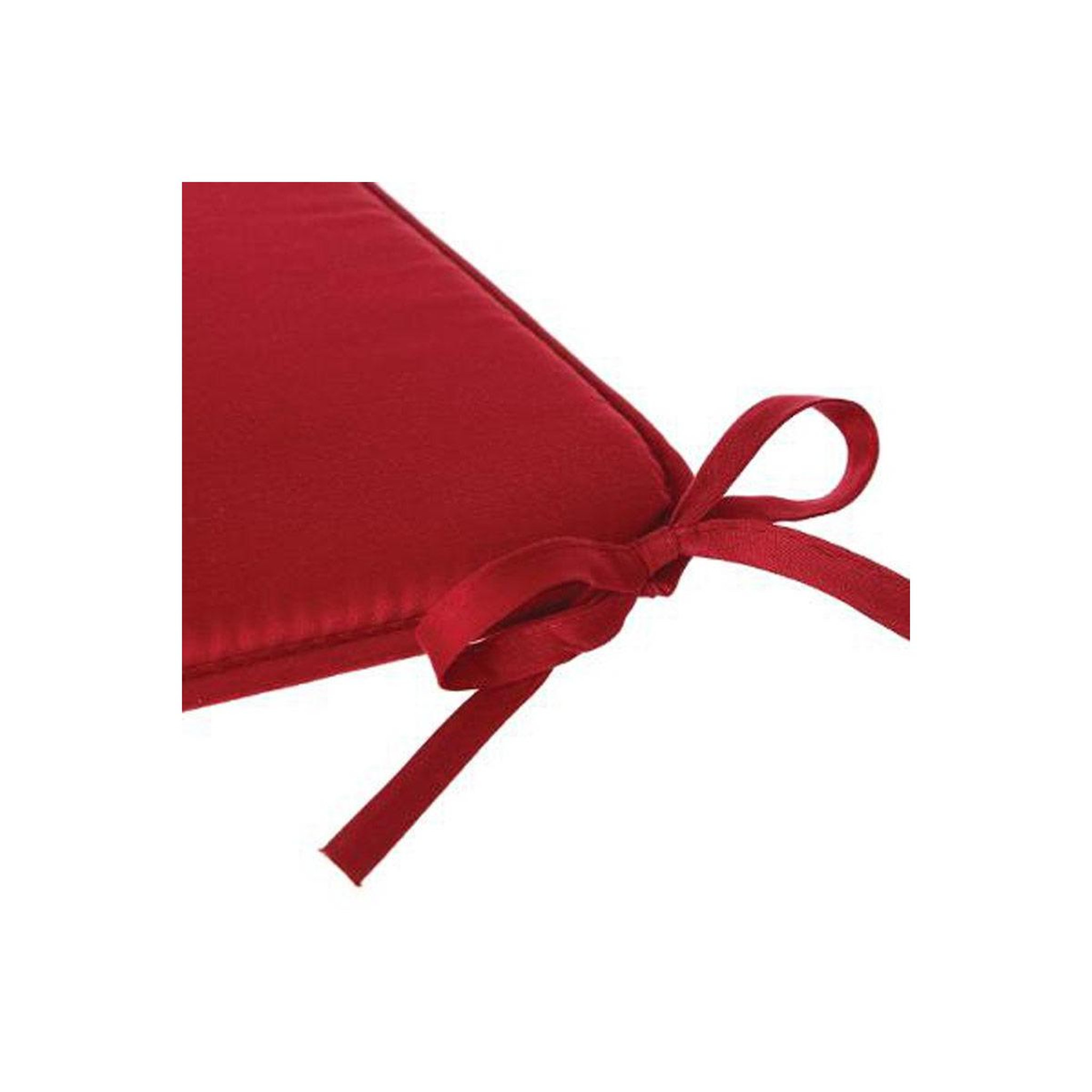 Voir la diapositive 2 : ATMOSPHERA Galette de chaise  micro  39x39cm rouge