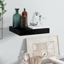 Voir la diapositive 1 : VIDAXL Etagere murale flottante Noir brillant 23x23,5x3,8 cm MDF