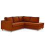 Voir la diapositive 4 : LISA DESIGN Jake - canapé déhoussable d'angle droit 5 places en tissu