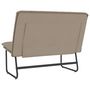 Voir la diapositive 5 : VIDAXL Banc Cappuccino 100x75x76 cm Similicuir