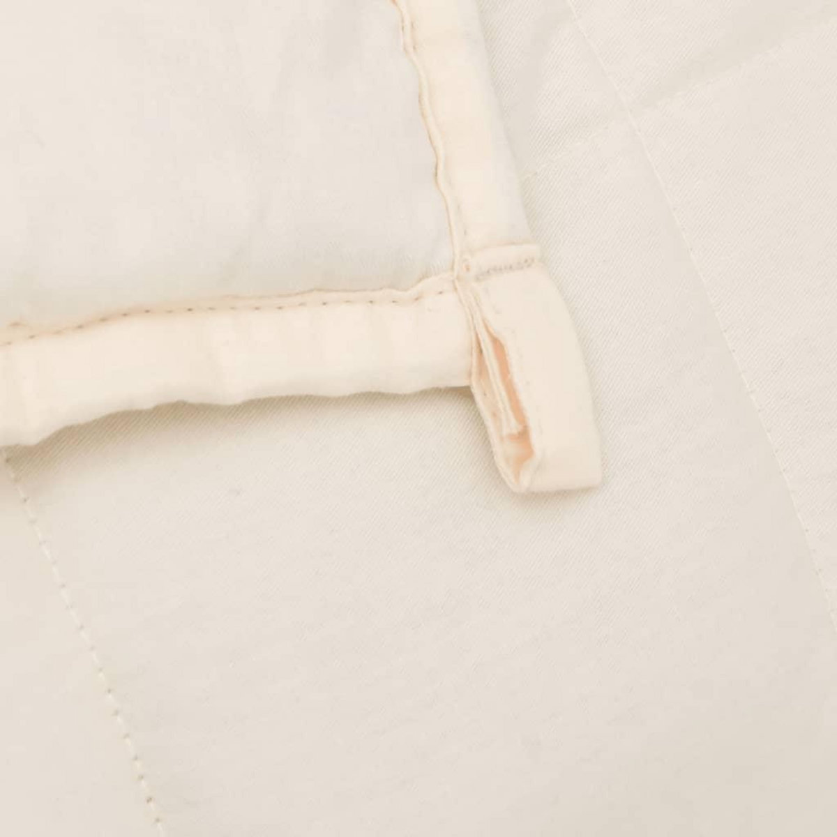 VIDAXL Couverture lestee Creme clair 122x183 cm 9 kg Tissu