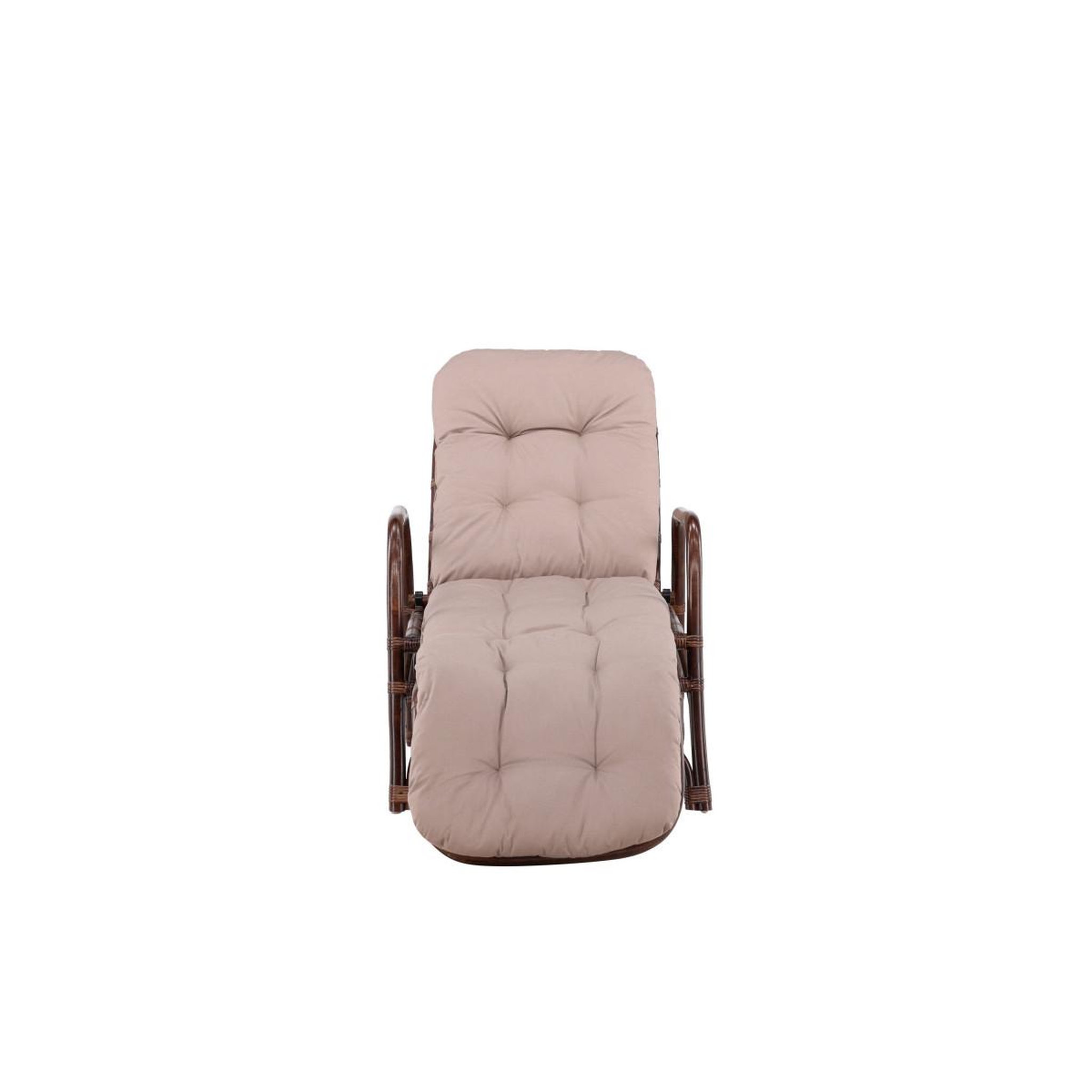 Voir la diapositive 3 : Paris Prix Chaise longue en rotin  nella  177cm noyer