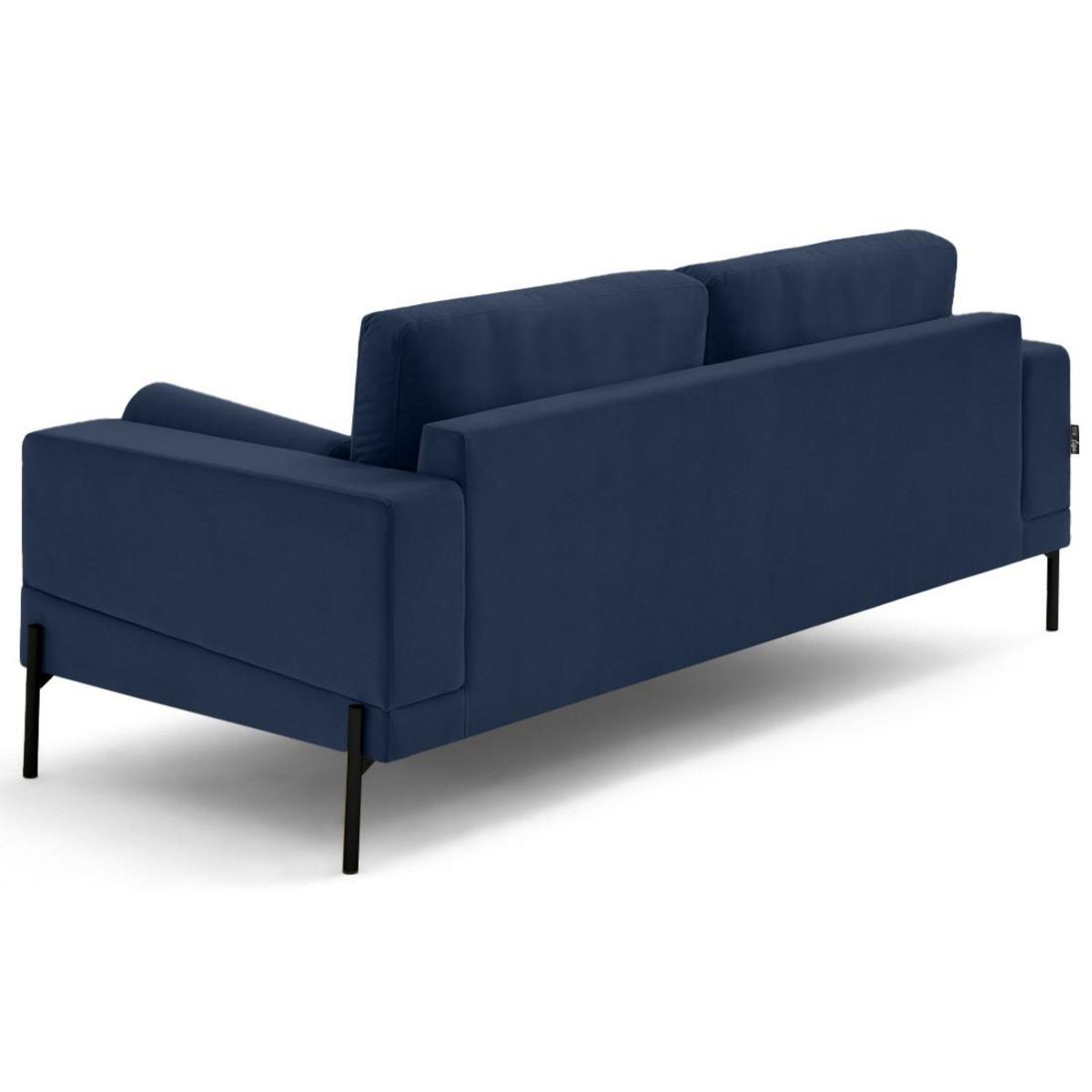 LISA DESIGN Isaure - canapé droit 3 places en velours