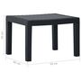 Voir la diapositive 6 : VIDAXL Salon de jardin 3 pcs avec coussins Plastique Gris