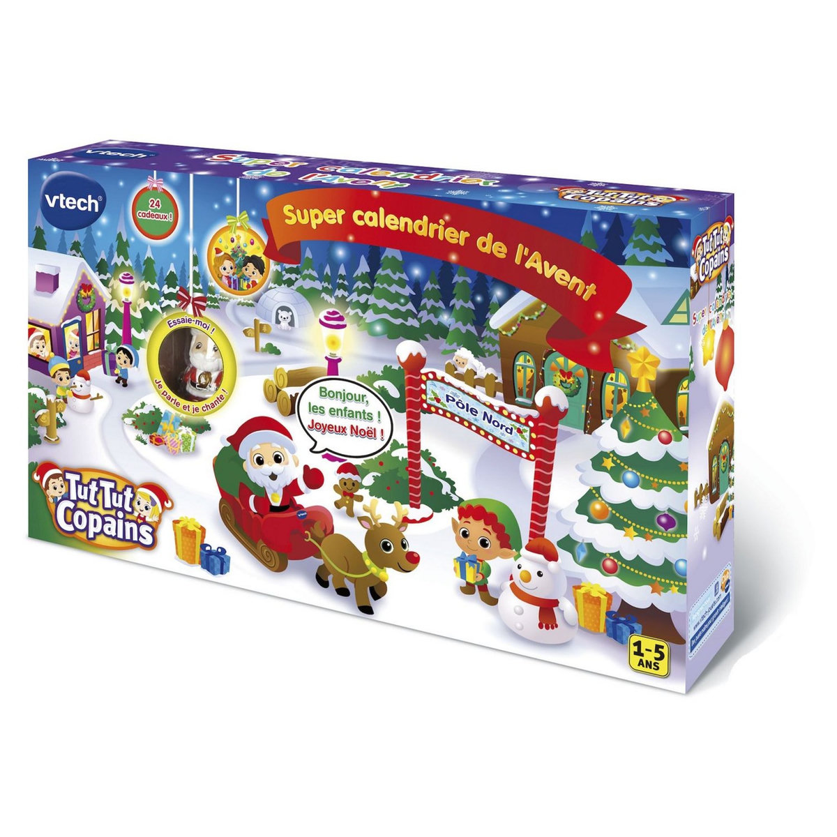 VTECH Super calendrier du Père Noël - Tut Tut Copain  