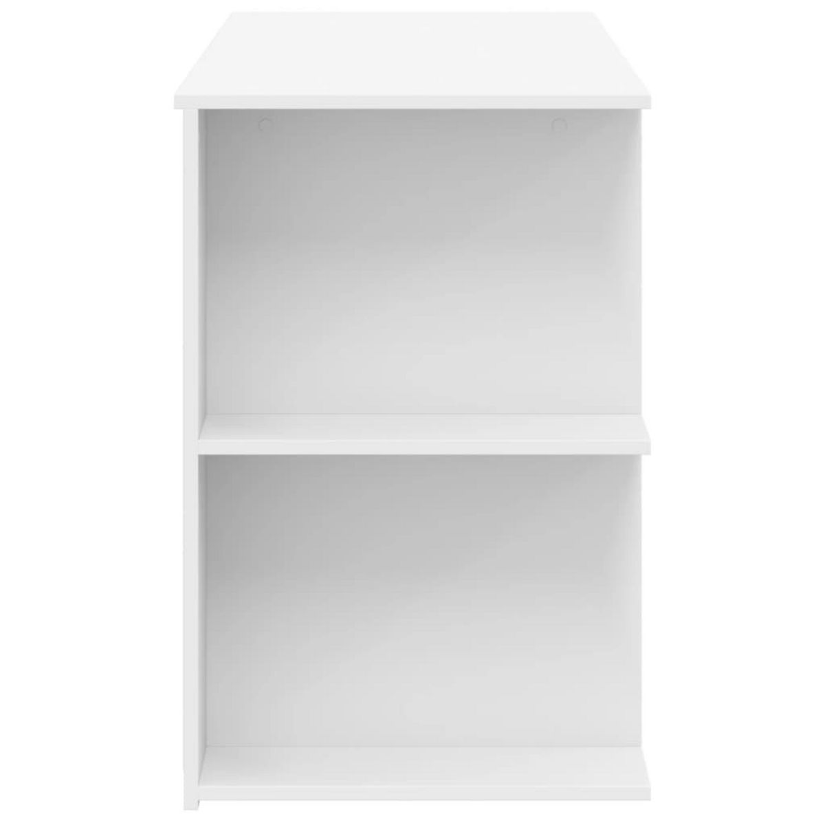 VIDAXL Bureau blanc 140x50x75 cm bois d'ingenierie