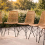 Voir la diapositive 5 : CONCEPT USINE Lot de 6 chaises en résine tressée effet rotin BAGO