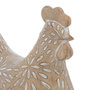 Voir la diapositive 2 : ATMOSPHERA Statuette Poule Déco  Linda  12cm Beige