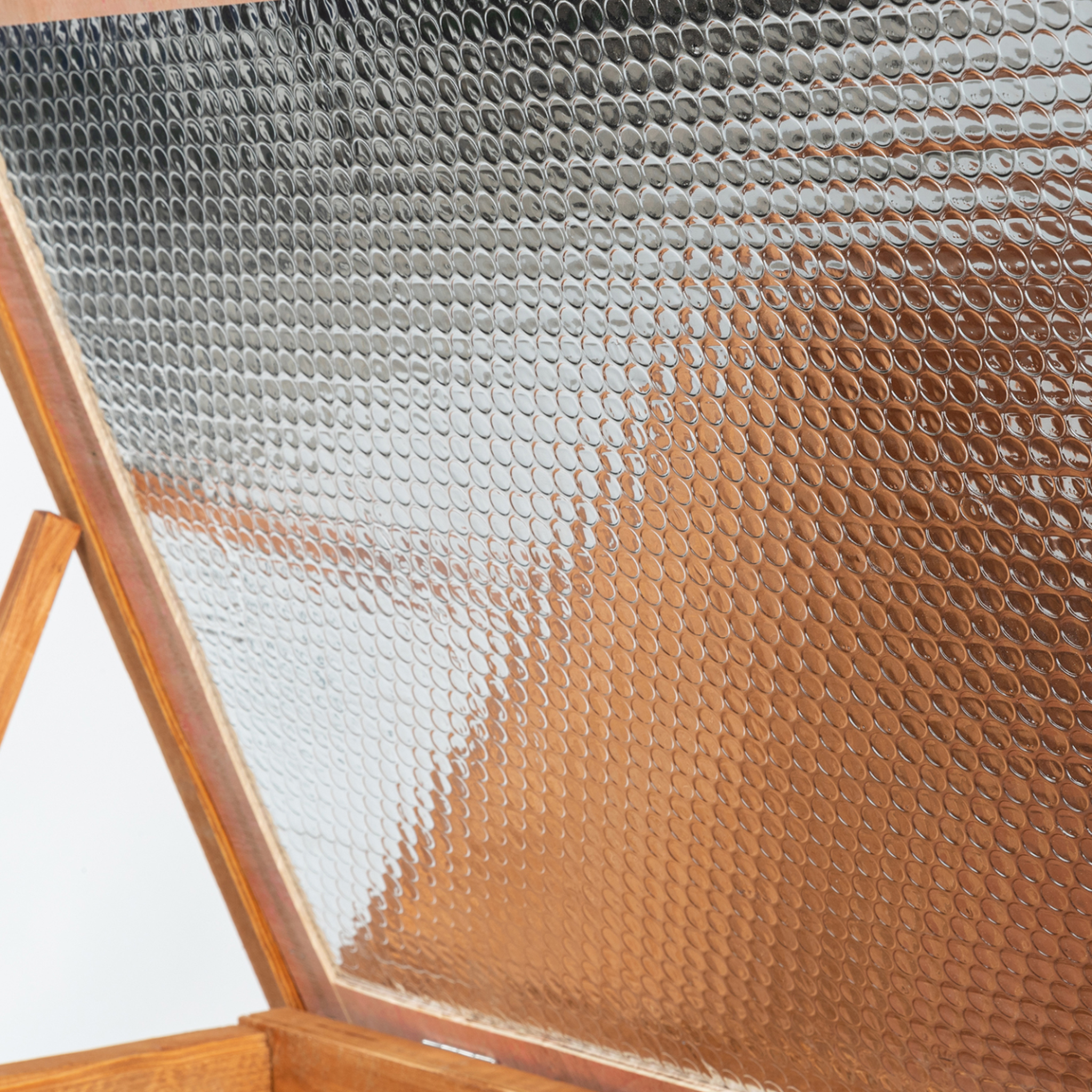 Voir la diapositive 6 : ID MARKET Niche autochauffante en bois pour chat avec porte et fenêtre