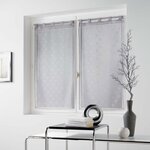 Paris Prix Paire de Voilages  Damina  60x160cm Gris