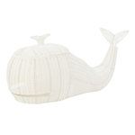 Paris Prix Panier de Rangement Enfant  Baleine  90cm Blanc