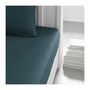 Voir la diapositive 3 : Today Drap housse TODAY Essential - 160 x 200+30 cm - 2 personnes - 100% Coton uni - Paon