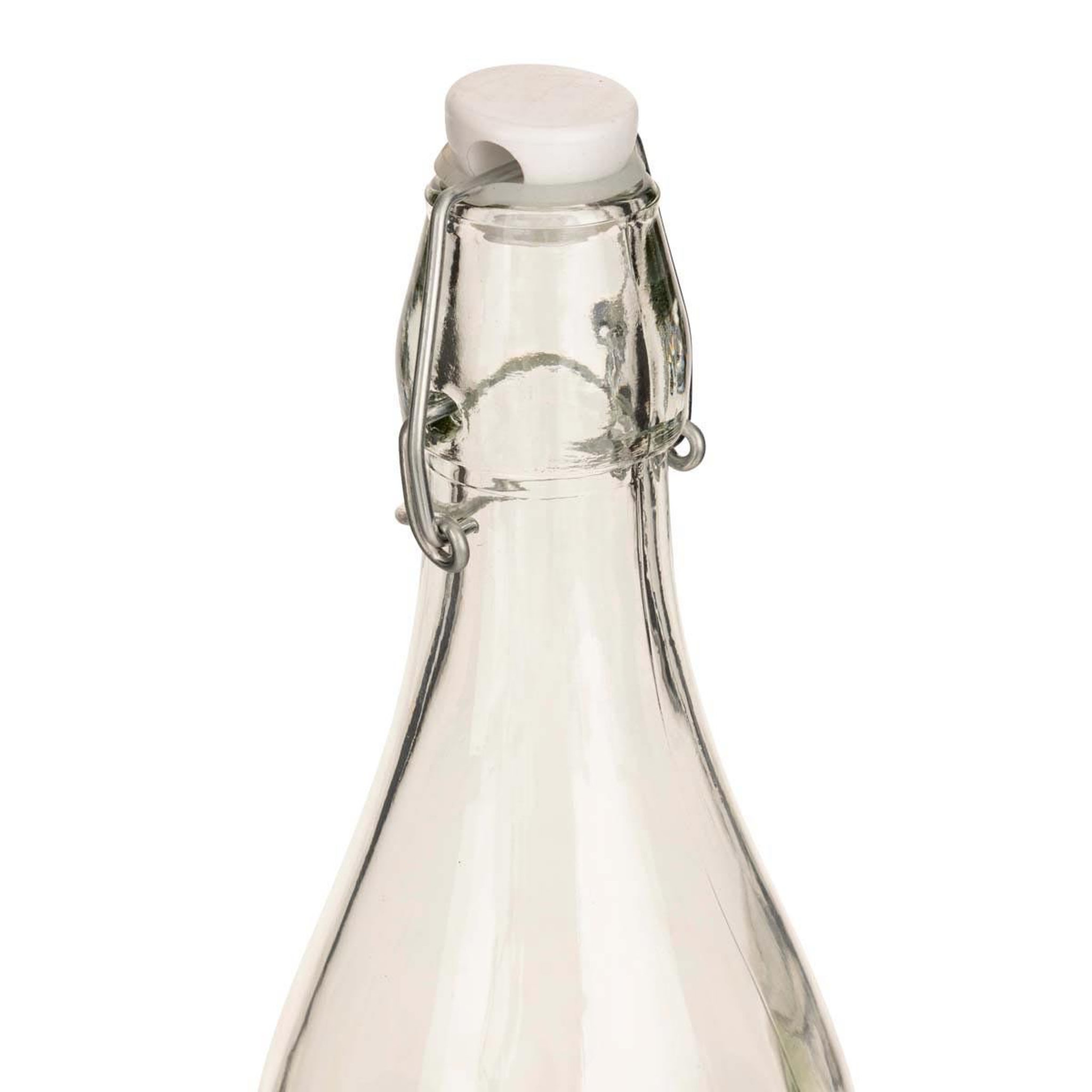 Voir la diapositive 2 : SECRET DE GOURMET Bouteille limonade en verre  citrons  1l transparent