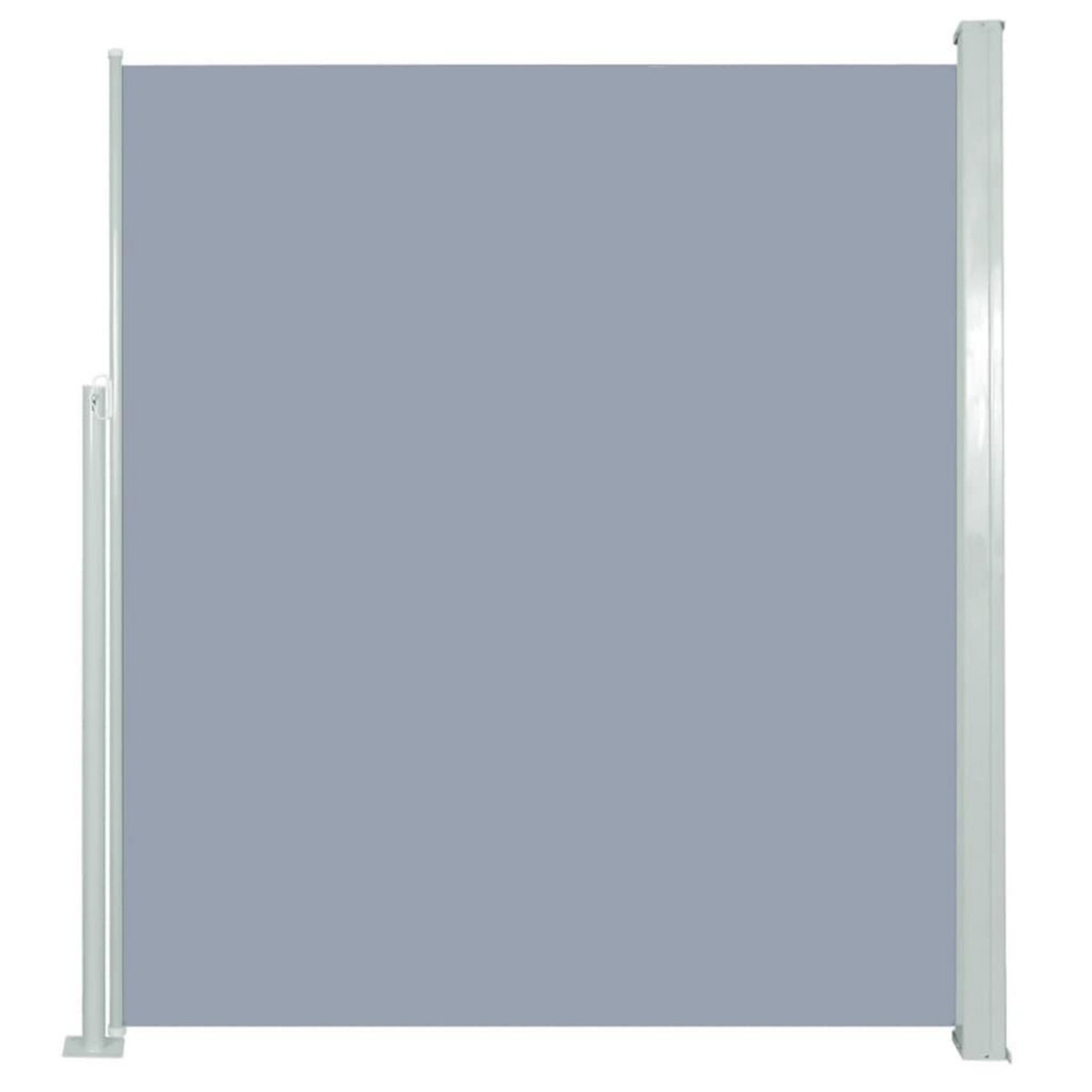 VIDAXL Auvent lateral retractable de patio 160x300 cm Gris