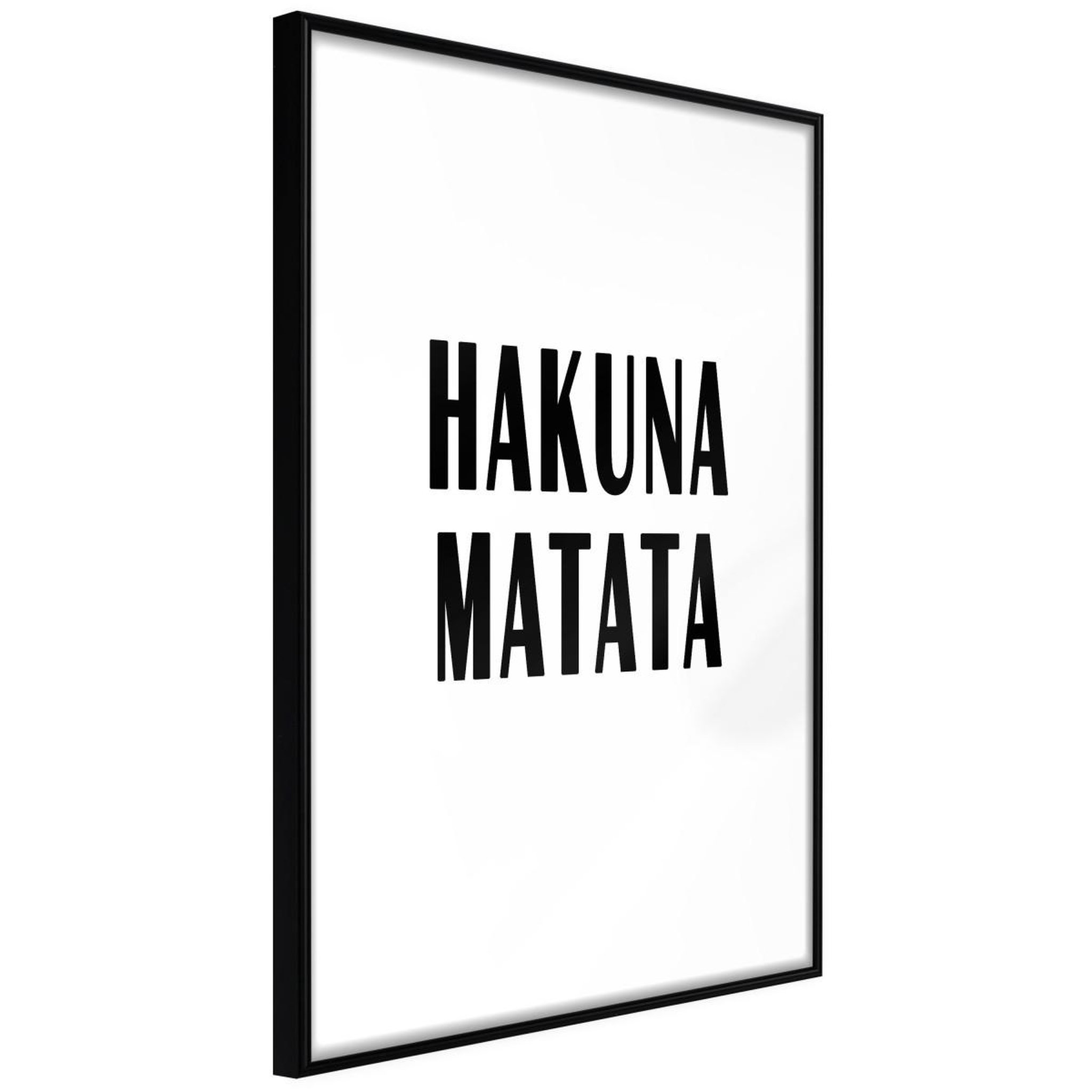 Paris Prix Affiche murale encadrée  hakuna matata