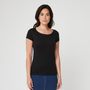 Voir la diapositive 1 : INEXTENSO T-shirt manches courtes noir femme