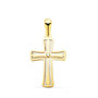 Voir la diapositive 1 : L'ATELIER D'AZUR Pendentif - Médaille Croix Or 18 Carats 750 Jaune et Nacre - Chaine Offerte