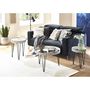 Voir la diapositive 3 : Paris Prix Table d'Appoint Déco  Holy  46cm Noir & Blanc