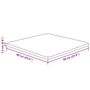 Voir la diapositive 5 : VIDAXL Dessus de table carre 60x60x1,5 cm Bois chene massif non traite