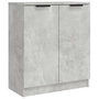 Voir la diapositive 4 : VIDAXL Buffets 3 pcs gris beton bois d'ingenierie