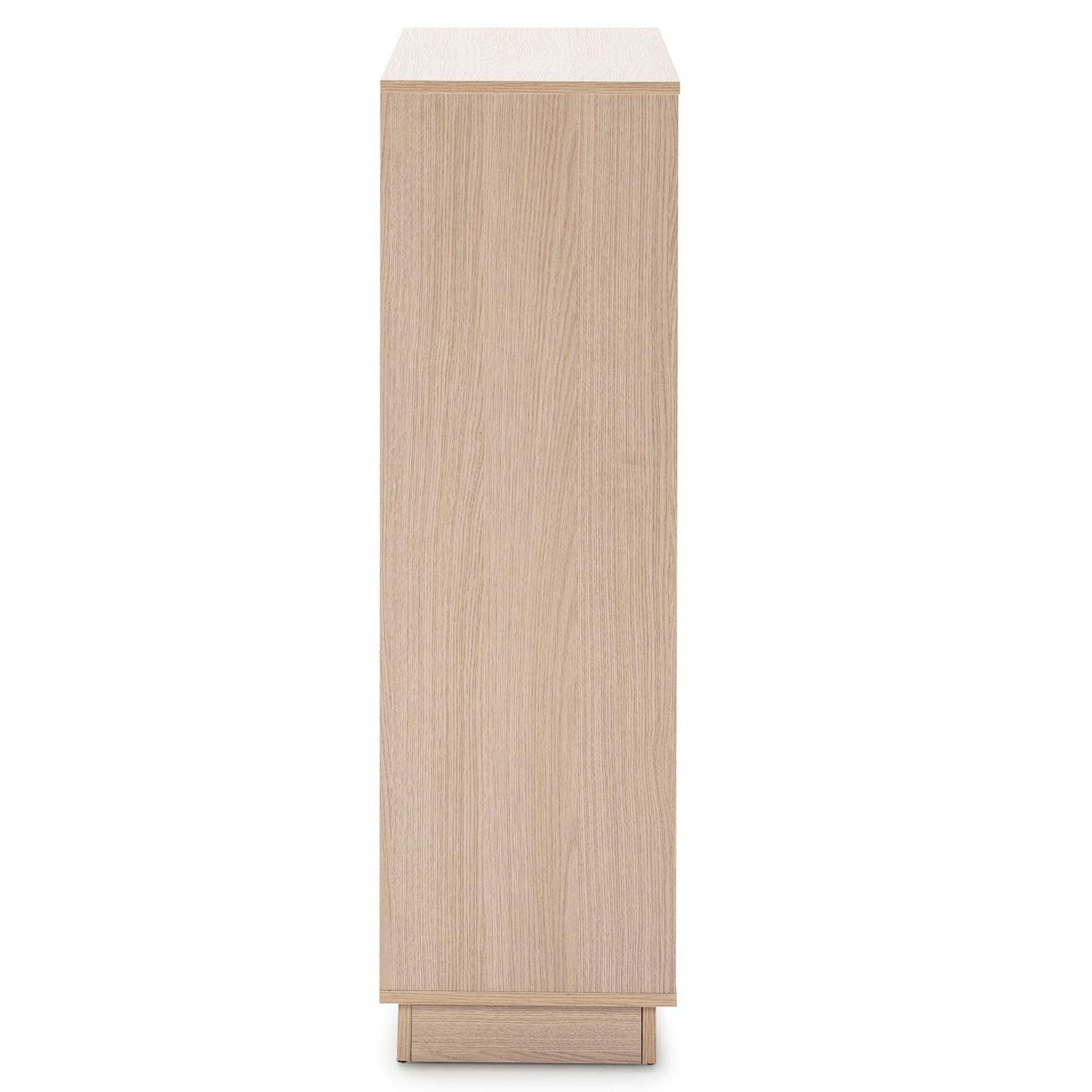 Voir la diapositive 4 : VS VENTA-STOCK Étagère Bibliothèque Vigo 110x110 cm , étagère pour bureau, couleur Chêne et Gris