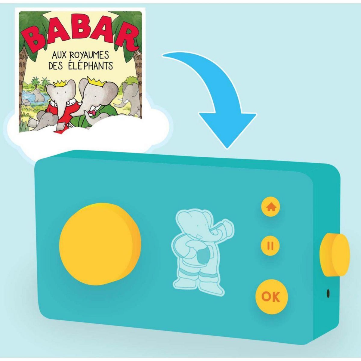 Lunii Livre interactif Babar au Royaume des éléphants