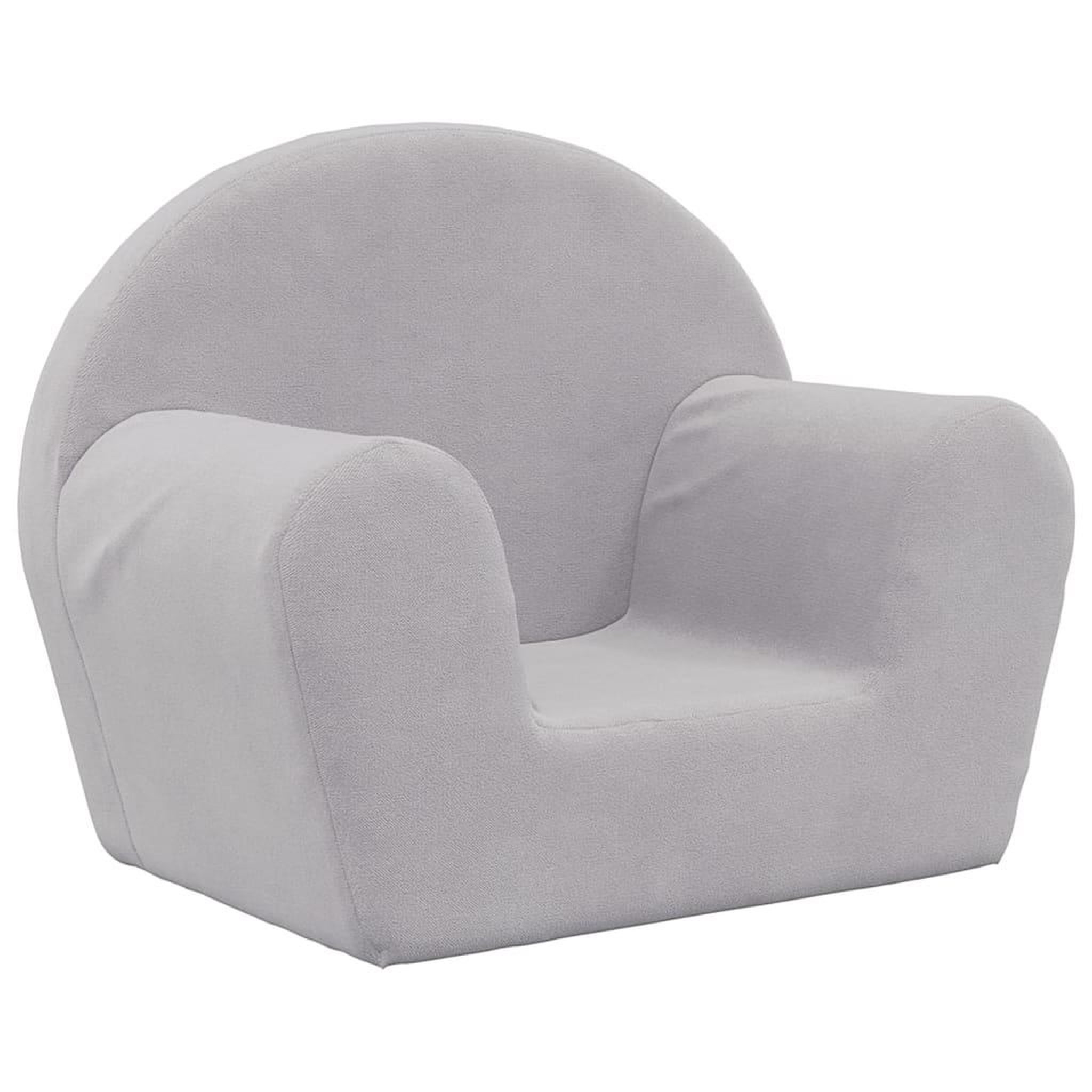 Voir la diapositive 2 : VIDAXL Canape pour enfants gris clair peluche douce