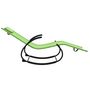 Voir la diapositive 5 : VIDAXL Chaises longues a bascule lot de 2 vert acier et textilene