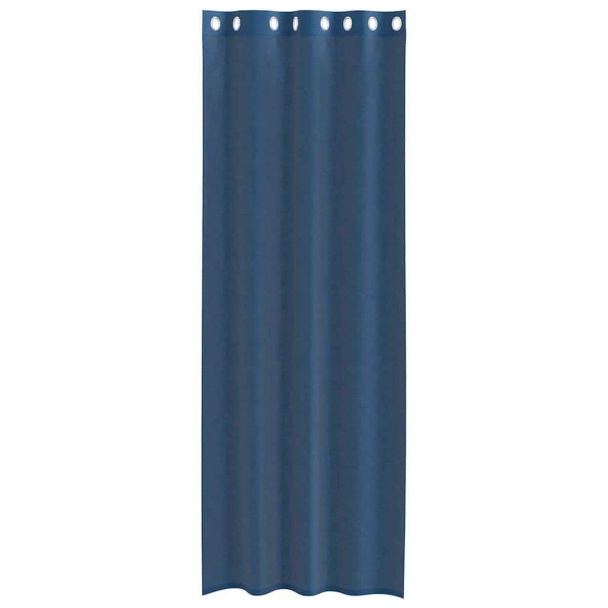 VIDAXL Rideaux en voile avec œillets 2 pcs bleu royal