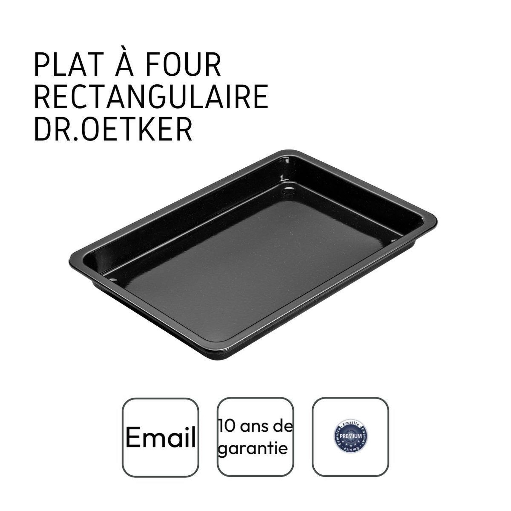 Voir la diapositive 4 : DR.OETKER Plat cuisson pizza au four dr oetker back-idee kreativ