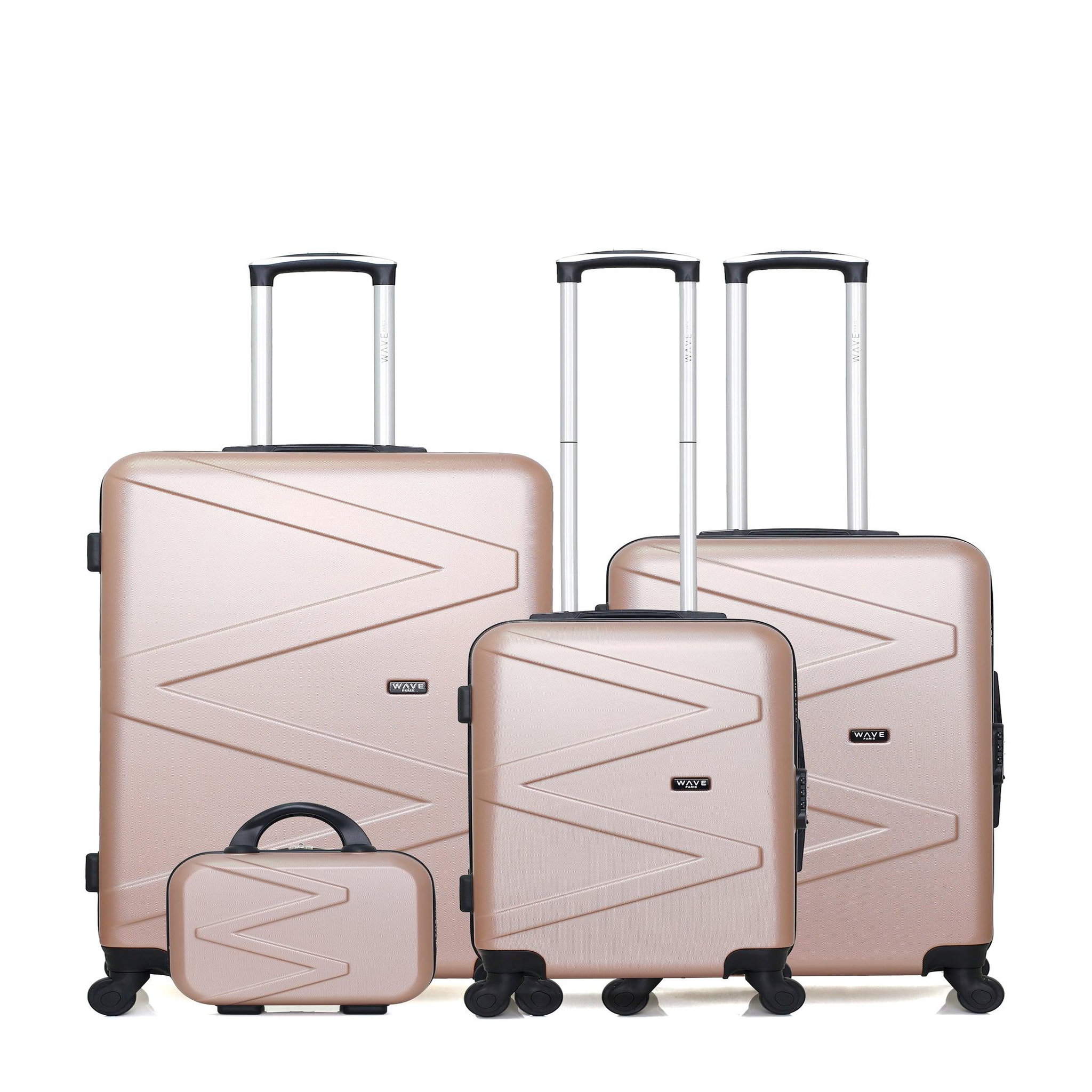 WAVE PARIS Wave paris - set de 4 valises amazone-c. Coloris disponibles : Violet, Bleu, Rouge, Vert, Gris, Noir, Orange
