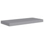 Voir la diapositive 3 : VIDAXL Etageres murales flottantes 4 pcs Gris 60x23,5x3,8 cm MDF