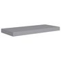 Voir la diapositive 3 : VIDAXL Etageres murales flottantes 4 pcs Gris 60x23,5x3,8 cm MDF
