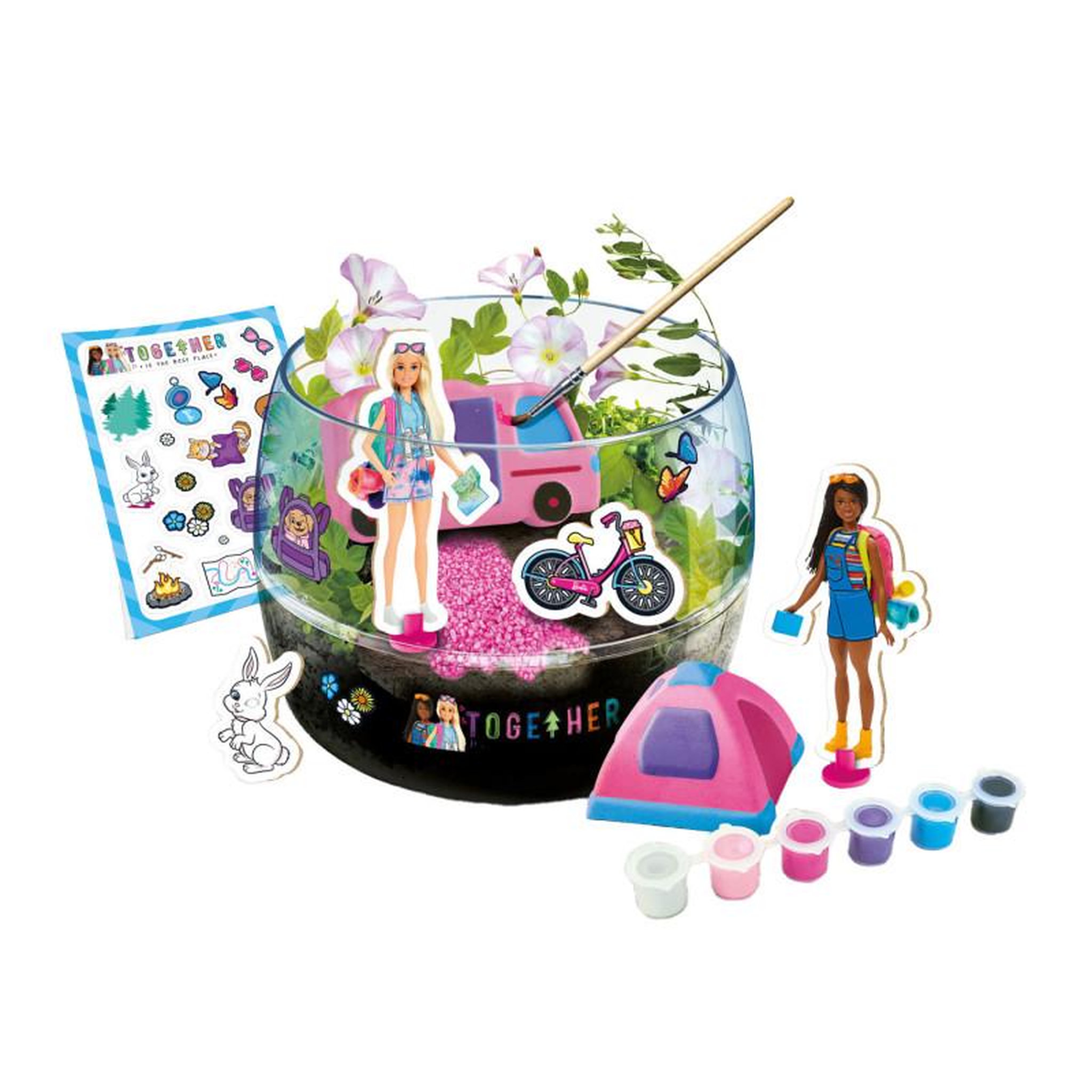 Voir la diapositive 3 : CLEMENTONI Clementoni Barbie Terrarium Craft Set 19303