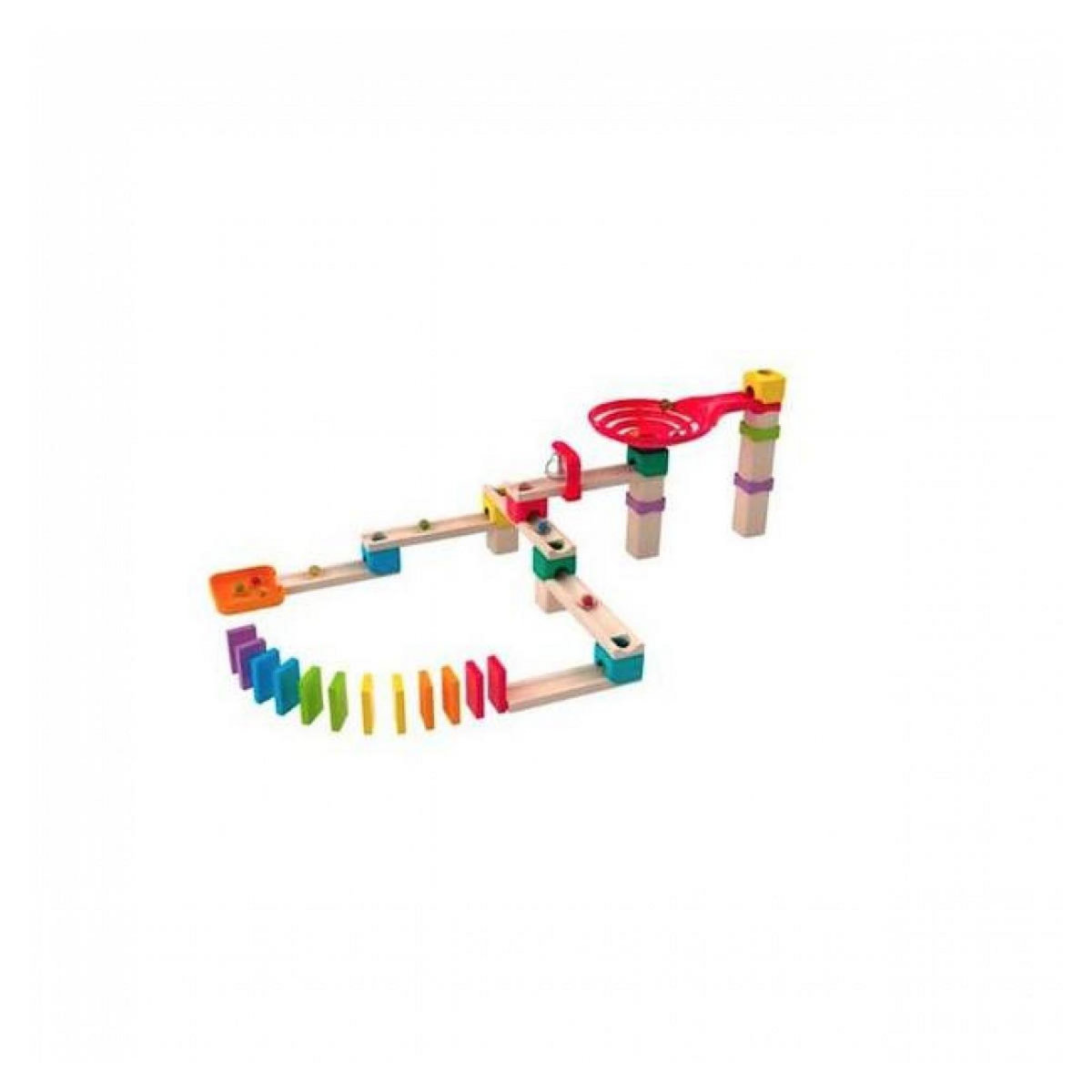 Hape Circuit de Bille en Marbre Hape - Ensemble de Dominos en Bois pour Amusement et Éducation
