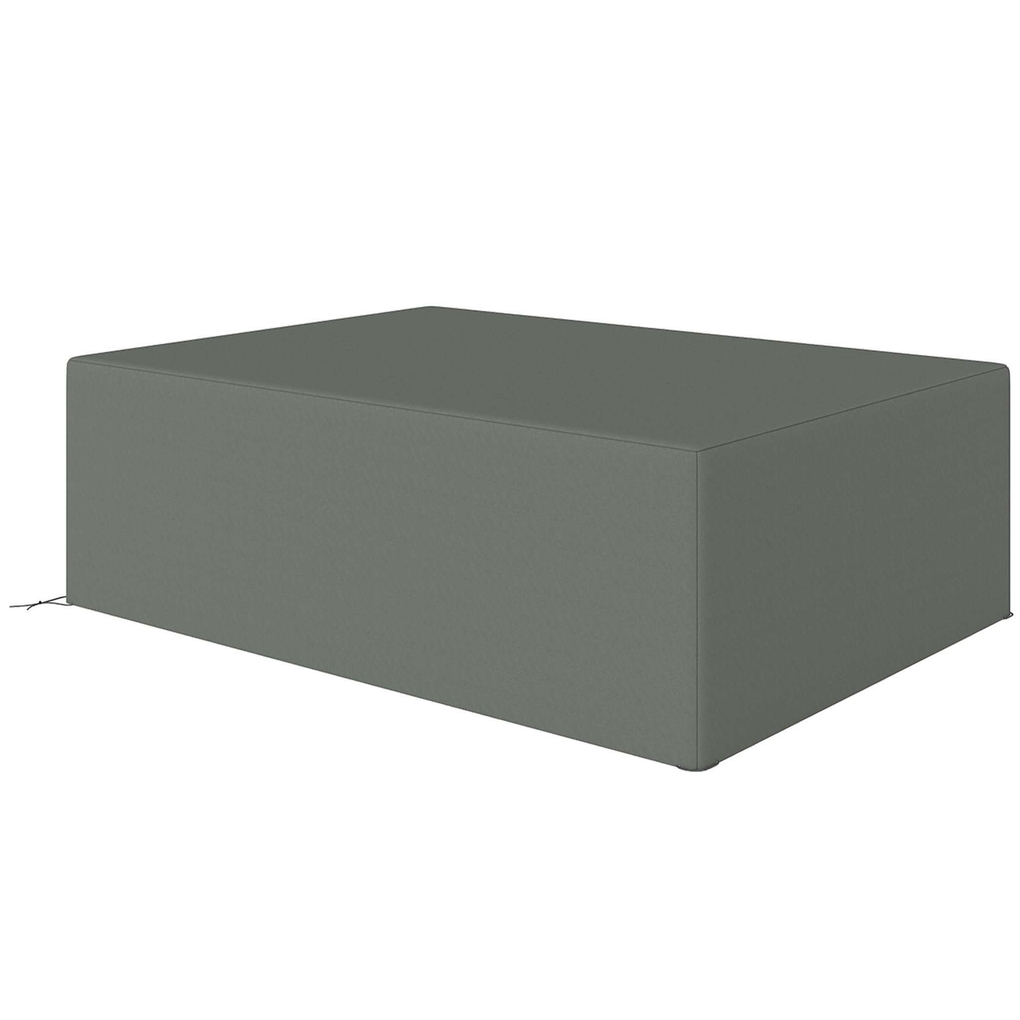 Voir la diapositive 5 : OUTSUNNY Housse de meubles de jardin imperméable tissu oxford 600d gris