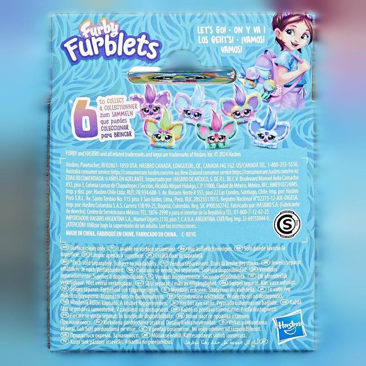 HASBRO Peluche interactive Hasbro Furby Furblet Pix-Elle