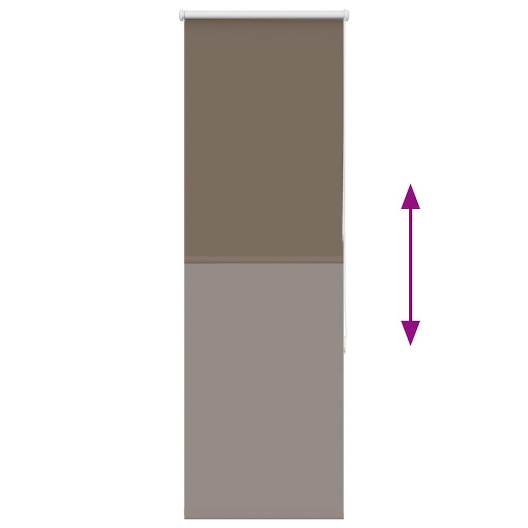 Voir la diapositive 5 : VIDAXL Store enrouleur occultant cafe 50x150cm largeur du tissu 45,7cm