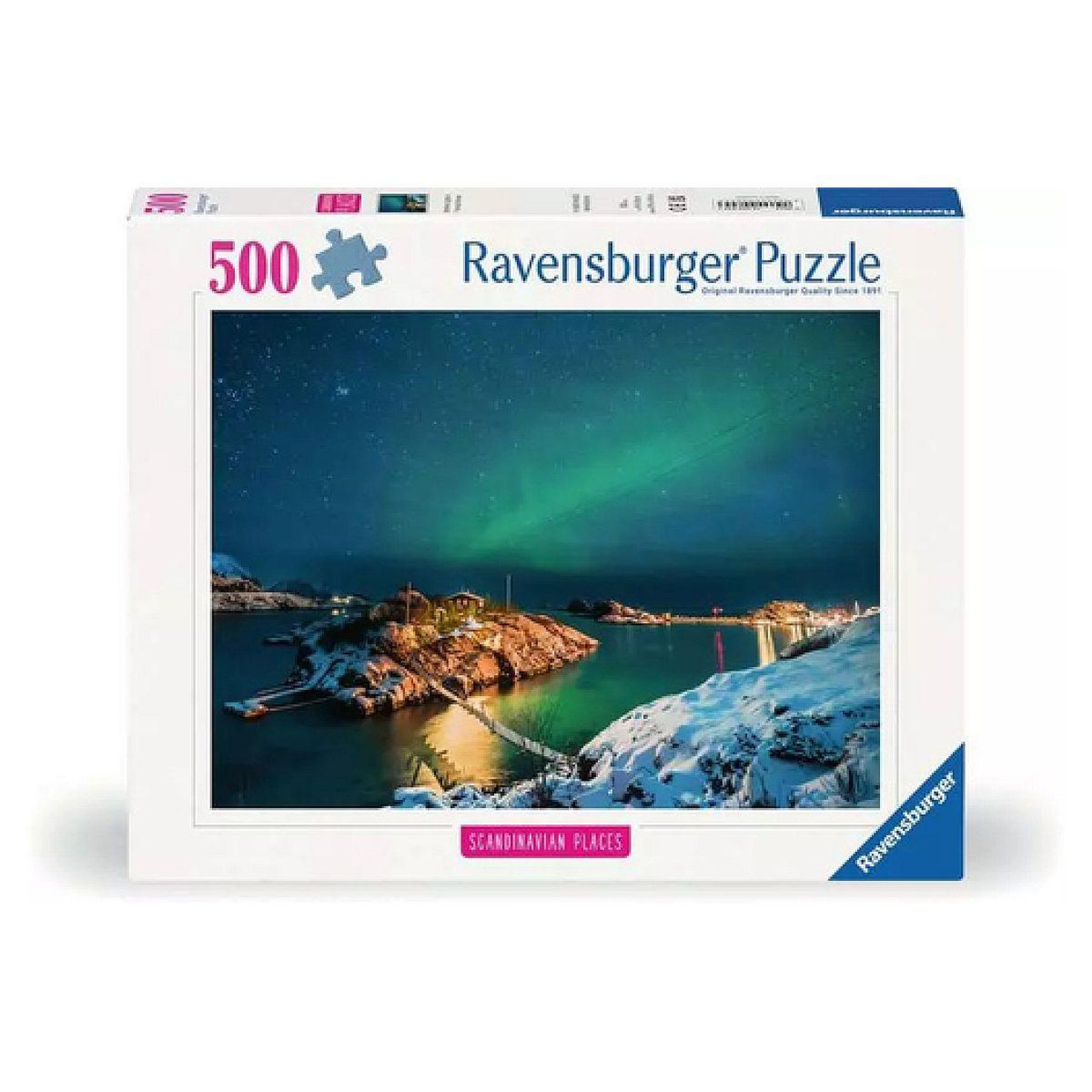 Nathan 500p puzzle lumieres de norvege